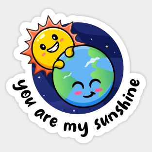 You are my sunshine (on light colors) Sticker